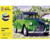 HELLER 56765 MAQUETA COCHE KIT DE ARRANQUE CITROEN 2 CV 1/24