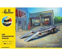 HELLER 56774 MAQUETA REMOLQUE KIT DE ARRANQUE COCHE REMOLQUE 1/24