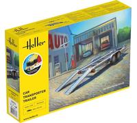 HELLER 56774 MAQUETA REMOLQUE KIT DE ARRANQUE COCHE REMOLQUE 1/24