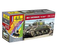 Heller 56892 - Maqueta de M4 Sherman D-Day, escala 1/72