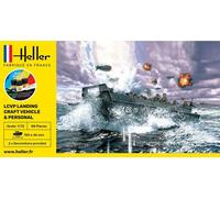 Heller 56995 Eu Azul Marino Lcvp Aterrizaje Manualidades 1/72 Escala 88 Piezas