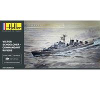 Heller 57015 - 1:400 Estárter Kit De Victor Schoelcher - Commandant Riviere -