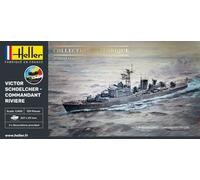 HELLER 57015 MAQUETA BARCO ARRANQUE KIT ESCOLTOR VICTOR SCHOELCHER COMANDANTE