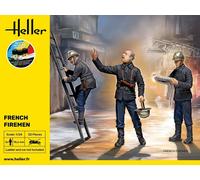 HELLER 58753 MAQUETA KIT DE INICIO FIGURAS BOMBEROS FRANCESES 1/24