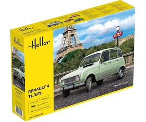 Heller - 80759 - muestra - Coches - Renault 4l - Escala 1/24 - Clásico