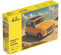HELLER 82704 MAQUETA RENAULT 4 TL/GTL TECHO SOLAR 1/24