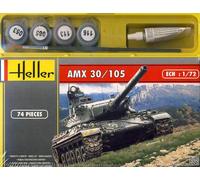 Heller Amx 30/105 Tanque Modelo Equipo de Construcción + Color Pincel Adhesivo 1