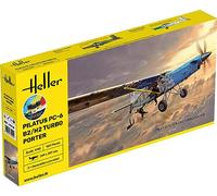 HELLER JOUSTRA Maqueta de avión: Starter kit: PILATUS PC-6 B2/H2 Turbo Porter