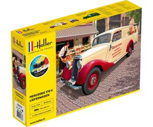 HELLER JOUSTRA Model Car: Starter Kit: MB 170 Lieferwagen
