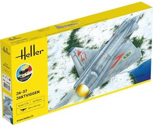 heller Maqueta Avión: Starter Kit: JA 37 Jaktviggen