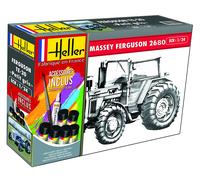 Heller 57402 - 1:24 Estárter Conjunto Massey Ferguson 2680 - Nuevo