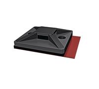 HELLERMANN TYTON 100 ALMOHADILLAS ADHESIVAS 19X19 NEGRO 151-02244
