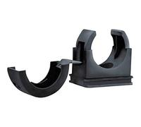 HELLERMANN TYTON 166-25701 Abrazadera para Cable Negro 10 Pieza(s) - Ranuras para Cables y Bridas (1,6 cm, Negro, Poliamida, PACC Clip, 160 mm, 40 mm)