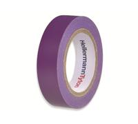 HELLERMANN TYTON HTAPE-FLEX15-15x10 Interior y Exterior 10m PVC Violeta Cinta Adhesiva