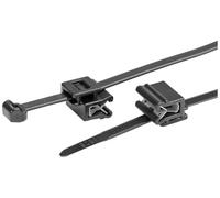 HellermannTyton 156-03219 T50ROSEC5A-PA66W-BK (100) Abrazadera de cable con clip 200 mm 4,6 mm negro 100 pc(s)