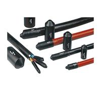 HellermannTyton 1615-1-B8W-PEX-BK 416-15035 - Tapa de extremo termorretráctil (1 unidad)