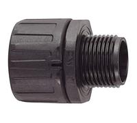 HellermannTyton 166-21015 HG28-S-PG21 - Racor de manguera (22,80 mm, recto, 1 unidad), color negro