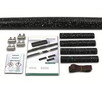 HellermannTyton 380-04014 PO-X BK - Kit de conexión termorretráctil con conector de rosca