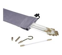 HellermannTyton, Cable Scout + - Guías Pasacables, Sets de Barras, Sistema de Instalación de Cable, Material - Polivinilo de Cloruro Flexible (PVC), color Gris, 1 Pieza