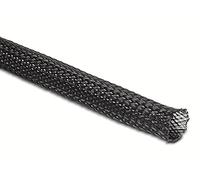 HellermannTyton, Helagaine HLB, Funda Trenzada Estándar en Mini-Cajas Dispensadoras, Protección de Cables, Material - Poliéster (PET), 15 mm, color Negro, 10 metros