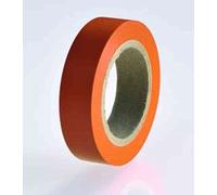 HellermannTyton, HelaTape Flex 15, Cintas Aislantes de Vinilo - Cintas Aislantes de Uso General, Material - Polivinilo de cloruro (PVC), color Naranja, rollo - 10 metros