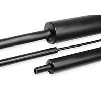 HELLERMANNTYTON Hellermann Tyton 323-50300 - Tubo Aislante de Cable (6 Unidades, 1 m, 3 cm, 8 mm, 2,5 mm), Color Negro