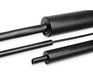 HELLERMANNTYTON Hellermann Tyton 323-50300 - Tubo Aislante de Cable (6 Unidades, 1 m, 3 cm, 8 mm, 2,5 mm), Color Negro