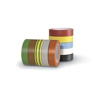Cinta aislante hellermanntyton de pvc 15mm x 10m color mixto
