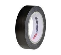 HellermannTyton Paquete de 10 cintas aislantes, 10 m de largo y 15 mm de ancho, negro