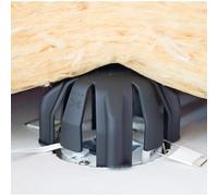 HellermannTyton Soporte Espaciador SpotClip-IV-Slim-BK