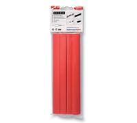 HELLERMANNTYTON Tubo Retráctil Térmico 3:1 Rojo, 12 x 200mm (Pack de 10)