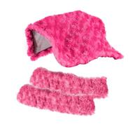 Hellery 2 Fundas para Patines de Hielo, Protector de Patines con Toalla, Regalo de Invierno, Protectores de Patinaje para Patines de Hockey, S, Rosa