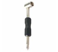 Hellery 3 Piezas Llave de Ajuste de Mástil Ergonómica Llave Mástil Guitarra Acero Al Carbono para Guitarristas, Llave De Alma De Guitarra Con Destornillador De 8mm 5/16"
