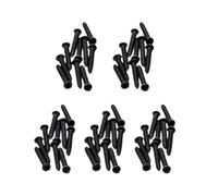Hellery 50 Piezas de Tornillo de fijación de vías, Piezas de ferrocarril Modelo, fáciles de Instalar, Accesorios de Tren de Metal para el Modelo de Trenes de, Corto