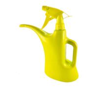 Hellery Accesorios para Regadera de 900 Ml. Mango Ergonómico Y Resistente. Herramienta de Jardinería para Hortalizas Y Flores, Amarillo