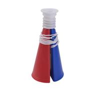 Hellery Animadora Bocina Manual Trompeta Portátil Polietileno Función Apta para Juegos Deportivos Apoyo Escolar Celebraciones Futboleras Aficionados, Rojo, Azul, 180mm 80mm 42mm