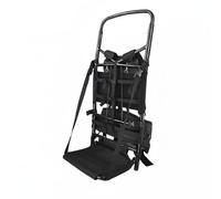 Hellery Armazón de Mochila de Aluminio Extremadamente Ligero Armazón Mochila Plegable Ligero Soporte Equipo Transporte para Pesca, Viaje, Lujo, 88 X 40 X 27 Cm