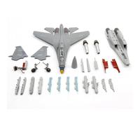 Hellery Avión de Electrónica Maqueta Avión Modelo a Escala con Doble Motor y Clara Piezas Ensamblables y Diseño Fiel Peana Estable para Mostrar Adecuado para Mesa de Oficina Decoración del Hogar