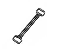 Hellery Banda de Resistencia para Hombres con de Pecho Ajustable de 6 Tubos Agarre Seguro y Elasticidad Estable Construcción de Músculo y Acondicionamiento, Negro