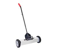 Hellery Barredora Magnética con Mango Ajustable, Herramienta de Jardín, Barredora Magnética de Empuje para Césped, Ideal para Garaje Y Casa, 18 Inch