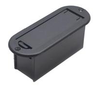 Hellery Caja de Batería para Guitarra Eléctrica Portátil para Bajo Eléctrico Accesorio Compacto Reemplazo de Compartimento con Material PP Adecuado para Equip