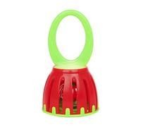Hellery Campana Desmontable Educativo Instrumentos Musicales Percusión Metal Resistente Set Campanas Mano para Edad Temprana, Niños Pequeños, Rojo + Verde