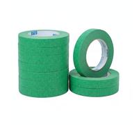 Hellery Cinta de Enmascarar para Pintor Papel de Enmascarado Cinta de Pintura Cinta Adhesiva Cinta para Acabados con Separación Precisa Que Evita Filtraciones, 4.0CM, Tubo
