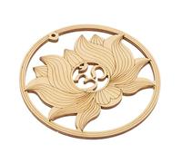 Hellery Cristal de Madera, Decoración de Pared de Geometría Sagrada para Arte, Escultura de Madera para Meditación, para Pasillo, Jardín, Cocina, Sala de Esta, E 14cm