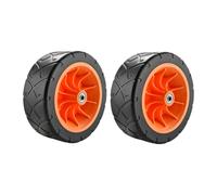 Hellery de Repuesto para Carro Plegable, Neumáticos de Playa, de Camping, Reparación de Césped, Antideslizantes, Resistentes, para Carro P, 8in Road Orange0.8cm