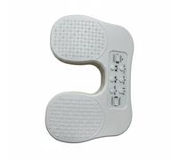 Hellery Electronic Pedal de Página Musical Doble Conmutador Superficie Antideslizante Control de Apps con los Pies Botones Ajustables Material Plástico