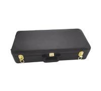 Hellery Estuche para Instrumentos de Viento, Ligero, Suave, Interior Rectangular, Forrado con Cierre de, Bolsa de Almacenamiento Rígida, para Saxo Alto