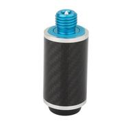 Hellery Extensión para Taco de Billar, Manguito Extensor, Tornillo de Extensión, Material de Fibra de Carbono, Compacto Y Ligero, Adecuado para Billar de, 2 Pulgadas