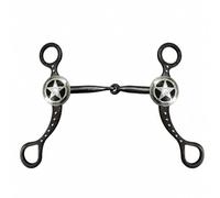 Hellery Freno con Acabado Bronce Antiguo y Adorno Seguro Ecuestre Ergonómico para Ecuestre, Equitación Recreativa