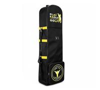 Hellery Funda de Viaje para Golf Bolsa Trolley Estuche Maleta Porta Palos con Ruedas Organización Interna en Oxford Protección en Viajes Adecuada para Aeropuertos Hoteles Desplazamientos, Yellow